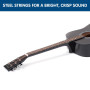 Karrera 41in Acoustic Wooden Guitar with Bag - Black thumbnail 3