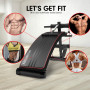 PowerTrain Inclined Sit up bench with Resistance bands - 103 thumbnail 2