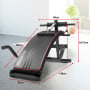 PowerTrain Inclined Sit up bench with Resistance bands - 103 thumbnail 8