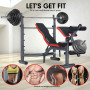 Powertrain Home Gym Workout Bench Press Preachers Curl Incline - 302 thumbnail 2