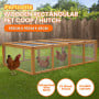 Furtastic Rectangular Wooden Chicken Coop & Rabbit Hutch thumbnail 10