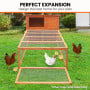 Furtastic Rectangular Wooden Chicken Coop & Rabbit Hutch thumbnail 4