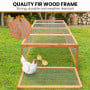 Furtastic Rectangular Wooden Chicken Coop & Rabbit Hutch thumbnail 7