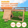 Furtastic Triangle Wooden Rabbit Hutch thumbnail 9