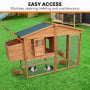 Furtastic Large Chicken Coop & Rabbit Hutch With Ramp thumbnail 7
