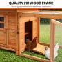 Furtastic Large Wooden Chicken Coop Rabbit Hutch Nesting Box Fir Wood thumbnail 6