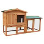 Furtastic Large Wooden Chicken Coop & Rabbit Hutch With Ramp thumbnail 4