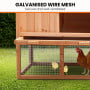 Furtastic Large Wooden Chicken Coop & Rabbit Hutch With Ramp thumbnail 7