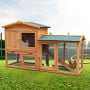 Furtastic Large Wooden Chicken Coop & Rabbit Hutch With Ramp thumbnail 10