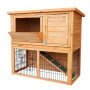 Furtastic 2-Storey Wooden Chicken Coop & Rabbit Hutch With Trough thumbnail 1