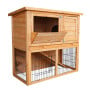 Furtastic 2-Storey Wooden Chicken Coop & Rabbit Hutch With Trough thumbnail 3