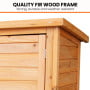 Furtastic 2-Storey Wooden Chicken Coop & Rabbit Hutch With Trough thumbnail 6