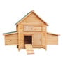 Furtastic Wooden Chicken Coop & Rabbit Hutch With Ramp Nesting Boxes thumbnail 1