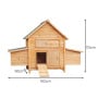 Furtastic Wooden Chicken Coop & Rabbit Hutch With Ramp Nesting Boxes thumbnail 3
