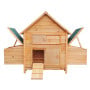 Furtastic Wooden Chicken Coop & Rabbit Hutch With Ramp Nesting Boxes thumbnail 4