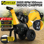 Ducar 70P 3600 RPM Wood Chipper with E-Start Shredder Mulcher Grinder Yellow Black thumbnail 11