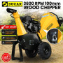 Ducar 70P 3600 RPM Wood Chipper with E-Start Shredder Mulcher Grinder Yellow Black thumbnail 10