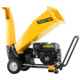Ducar D70 7HP Wood Chipper Shredder Mulcher Grinder Petrol and Electric Start in Yellow thumbnail 1