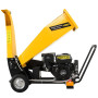 Ducar D70 7HP Wood Chipper Shredder Mulcher Grinder Petrol and Electric Start in Yellow thumbnail 4