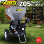 Ducar 7HP Wood Chipper Shredder Mulcher Petrol Silver Black thumbnail 1