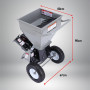 Ducar 7HP Wood Chipper Shredder Mulcher Petrol Silver Black thumbnail 2