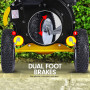 Ducar 7HP Wood Chipper Shredder Mulcher Grinder Petrol Yellow Black thumbnail 5