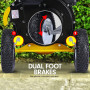 Ducar 7HP Wood Chipper Shredder Mulcher Grinder Petrol Yellow Black thumbnail 7