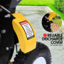 Ducar 7HP Wood Chipper Shredder Mulcher Grinder Petrol Yellow Black thumbnail 7
