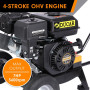Ducar 7HP Wood Chipper Shredder Mulcher Grinder Petrol Silver thumbnail 8