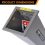 Ducar 7HP Wood Chipper Shredder Mulcher Grinder Petrol Silver thumbnail 4