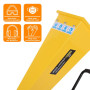 Ducar 7HP Wood Chipper Shredder Mulcher Grinder Petrol Yellow thumbnail 7