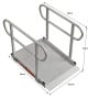 Kartrite 4ft Aluminium Wheelchair Ramp w/ Handrails 380kg Capacity 93.5cm Width thumbnail 2
