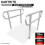 Kartrite Aluminium Safety Handrails for Kartrite 4ft Wheelchair Ramp thumbnail 4