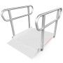 Kartrite Aluminium Safety Handrails for Kartrite 4ft Wheelchair Ramp thumbnail 1