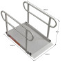 Kartrite 5ft Aluminium Wheelchair Ramp w/ Handrails 380kg Capacity 93.5cm Width thumbnail 2