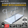 Kartrite 6ft Aluminium Wheelchair Ramp with Handrails 386kg Capacity 72cm Width thumbnail 12