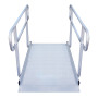 Kartrite 6ft Portable Aluminium Mobility Threshold Access Wheelchair Ramp w/ Handrails thumbnail 3