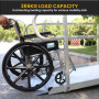 Kartrite 6ft Portable Aluminium Mobility Threshold Access Wheelchair Ramp w/ Handrails thumbnail 7