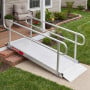 Kartrite 8ft Aluminium Wheelchair Ramp w/ Handrails 380kg Capacity 72cm Width thumbnail 12