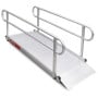 Kartrite 8ft Aluminium Wheelchair Ramp with Handrails 380kg Heavy Duty Non-Slip Mobility Scooter Ramp 93cm Wide thumbnail 1