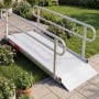 Kartrite 8ft Aluminium Wheelchair Ramp with Handrails 380kg Heavy Duty Non-Slip Mobility Scooter Ramp 93cm Wide thumbnail 12
