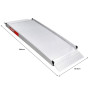 Kartrite 8ft Aluminium Wheelchair Ramp 380kg Capacity 93.5cm Width thumbnail 3