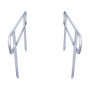 Kartrite Aluminium Safety Handrails for 6ft Wheelchair Ramp - Rust Free Outdoor Support Side Rails for Mobility thumbnail 5