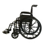 Orthonica 24in Foldable Steel Wheelchair - Black thumbnail 2