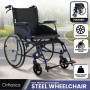 Orthonica 20In Self Propelled Foldable Steel Wheelchair Lightweight & Portable thumbnail 12