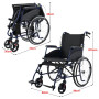 Orthonica 20In Self Propelled Foldable Steel Wheelchair Lightweight & Portable thumbnail 2