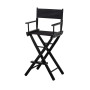 Sarantino Tall Directors Chair - Black thumbnail 1