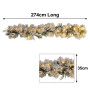 Christabelle 2.74m Alpine Snow Christmas Garland Pre Lit Multi Function LED Timer Flocked Pine Cones thumbnail 6