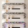 Christabelle 2.74m Alpine Snow Christmas Garland Pre Lit Multi Function LED Timer Flocked Pine Cones thumbnail 12