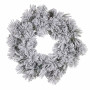 Christabelle 61cm Alpine Snow Christmas Wreath Pre Lit Multi Function LED Timer Pinecone Front Door Xmas Decoration Home thumbnail 7